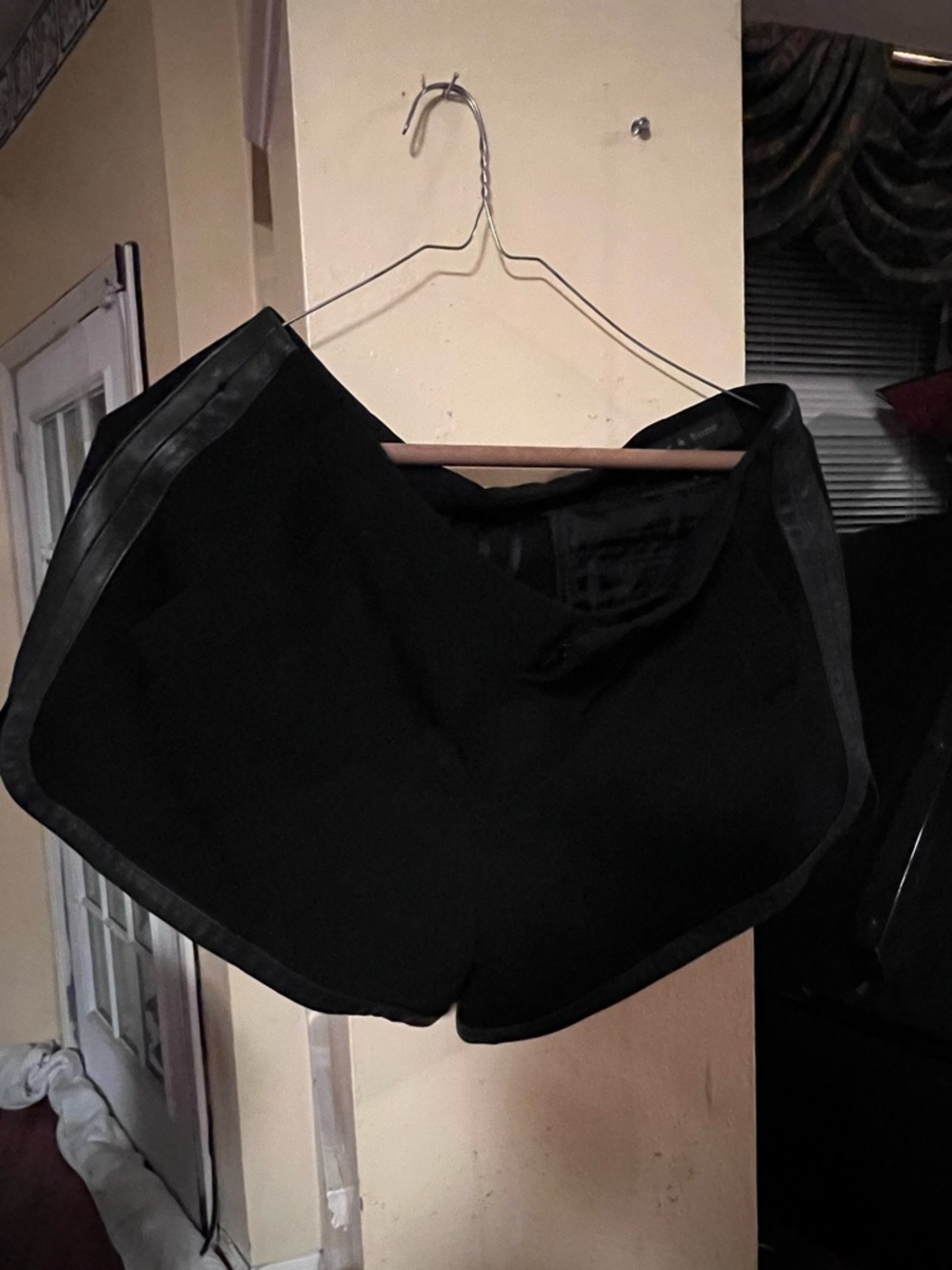 rag & bone Black Coat with Branded Neck Label